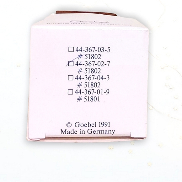 GOEBEL-HUMMEL 1991 Collectors Angel Bell Ornament with Original Box - Picture 9 of 9